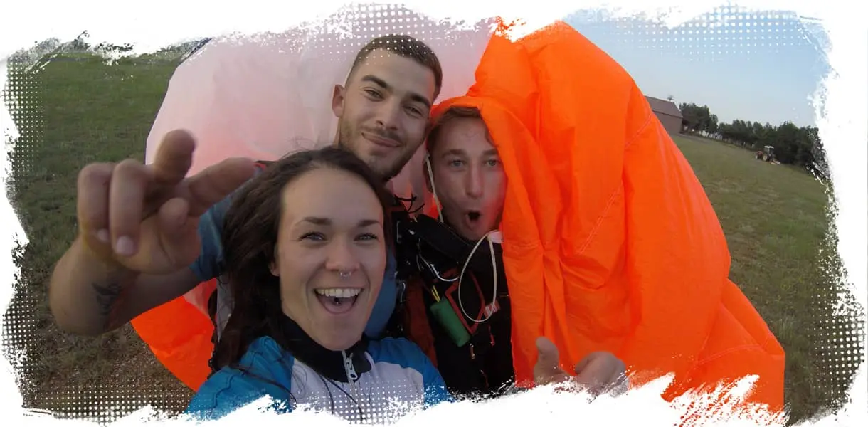 Saut tandem en parachute Carcassonne